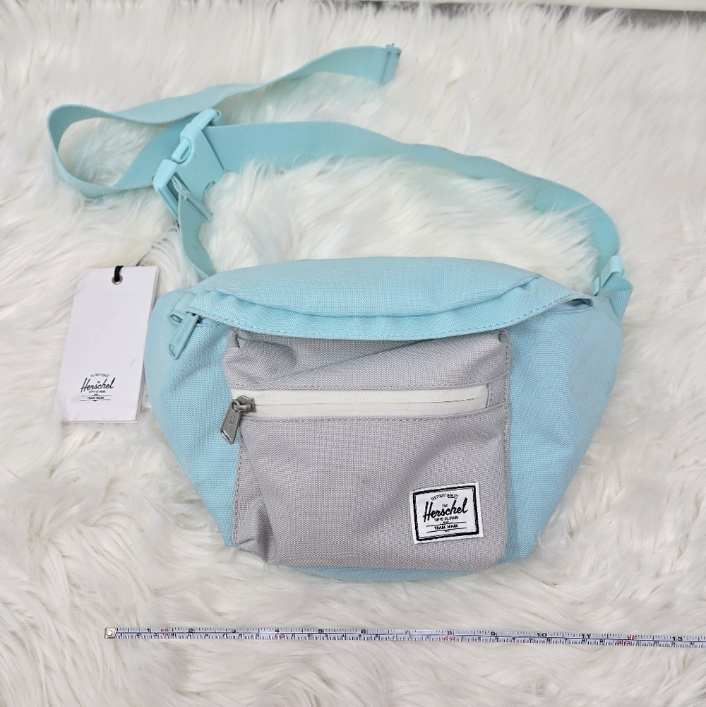 Herschel Belt Bag / Fanny Pack,  Blue And grey